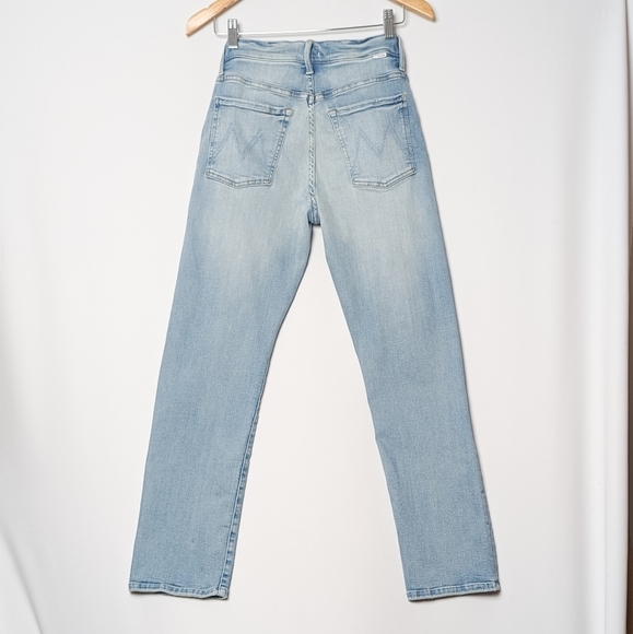 MOTHER Hiker Hover Jeans Innerspace Blue Size 26 Tapered Straight Leg Jean - Picture 6 of 14